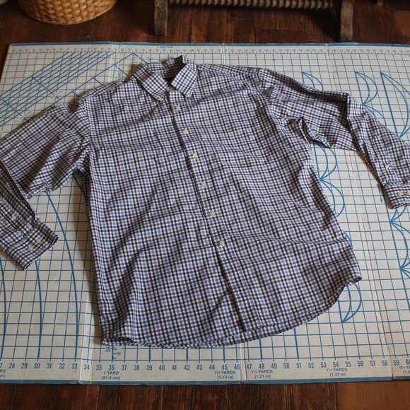 Jos. A. Bank Travelers Collection Cotton Shirt Size L Like New - Picture 1 of 5